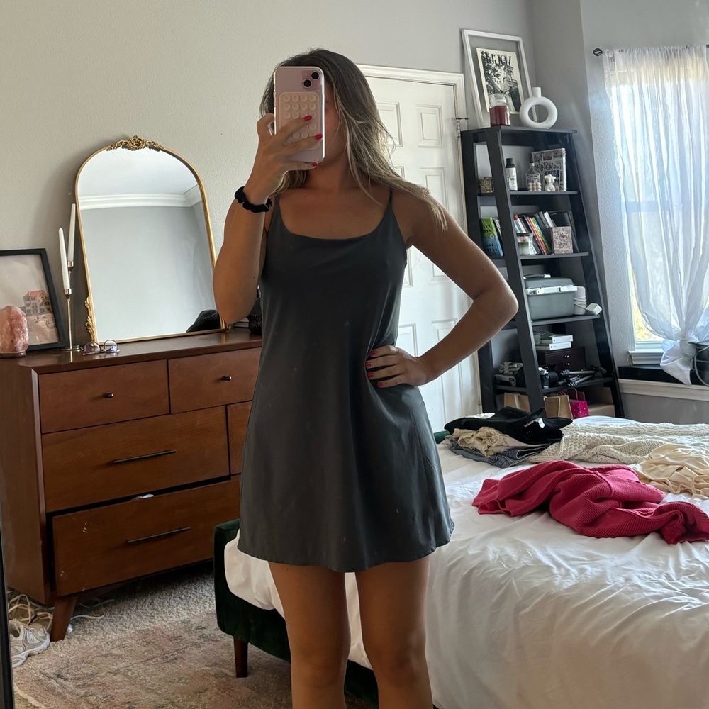 Abercrombie traveler mini dress in grey